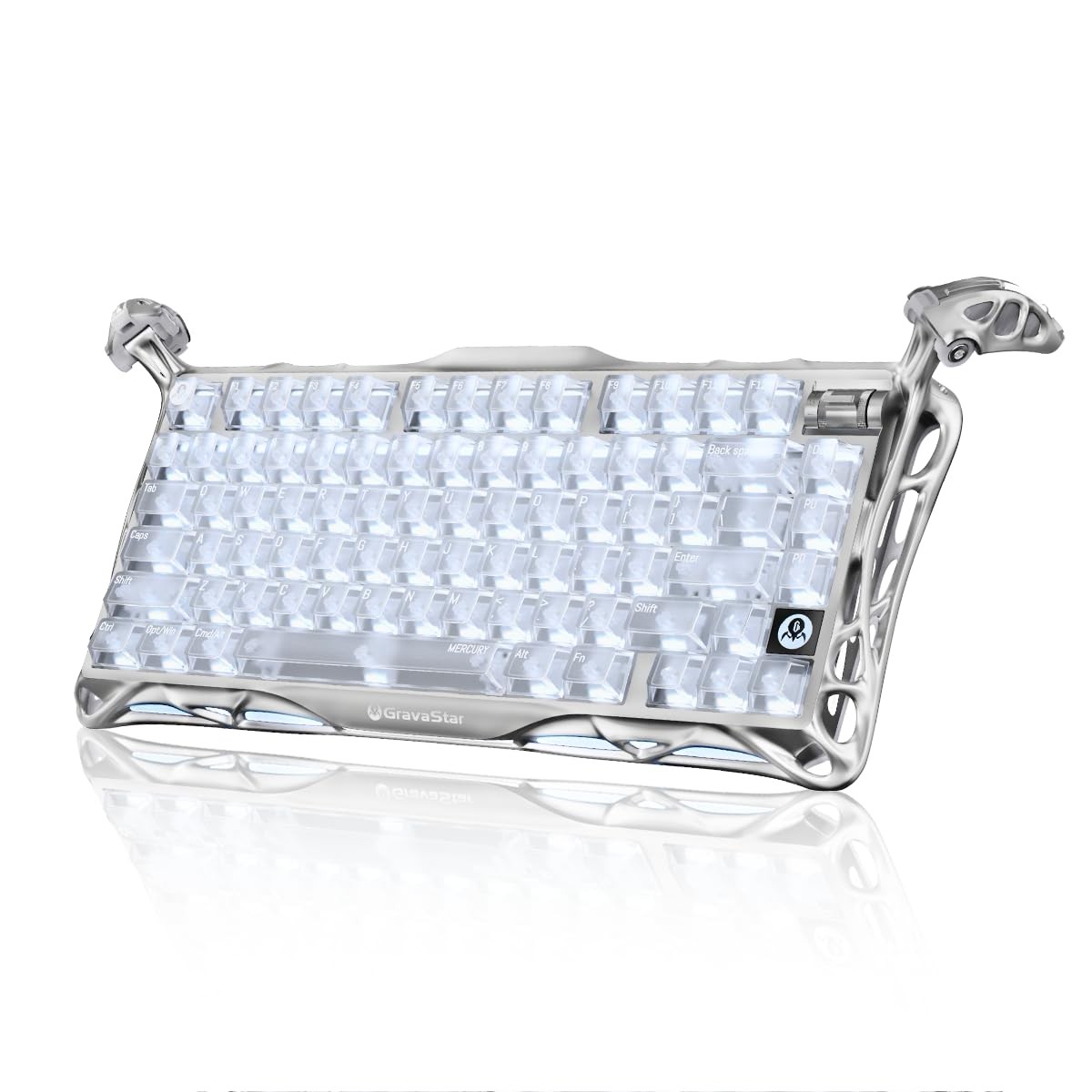 GravaStar Mercury K1 Pro 75% Wireless Mechanical Gaming Keyboard, Hot-Swap