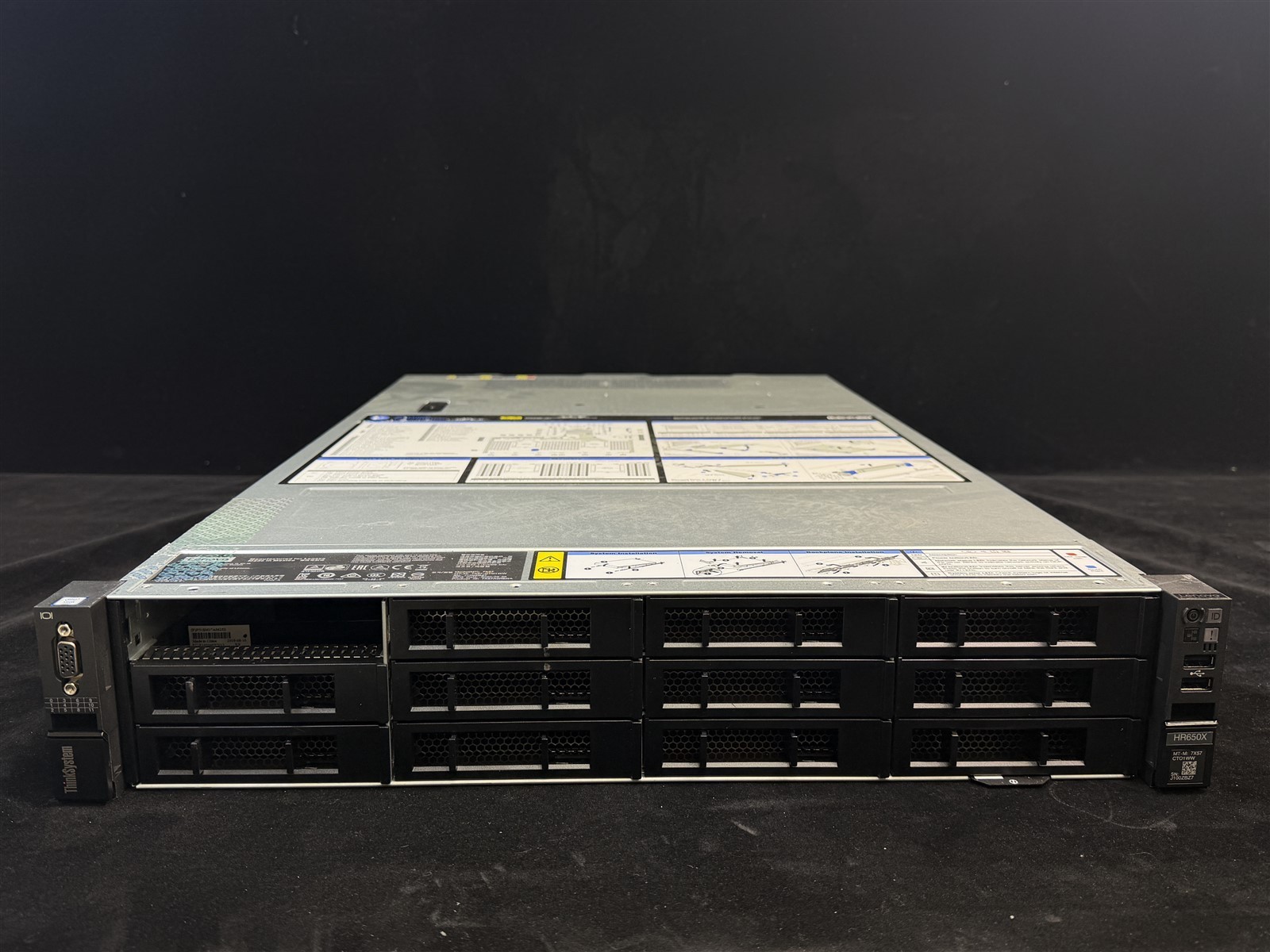 LENOVO THINKSYSTEM HR650X 12LFF BAREBONE 2x 8C 4110 2.1GHz NO CPU RAM HDD