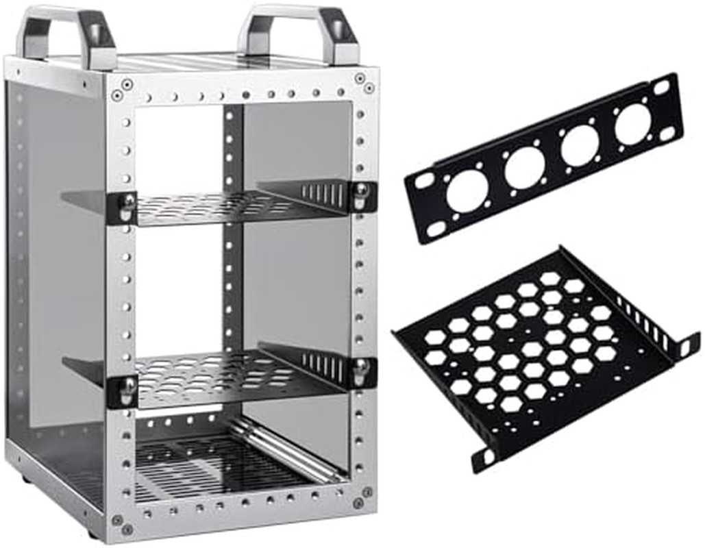 Deskpi Rackmate TT Mini Server Cabinet for Mini Pc/Network,/Servers/Audio/Video