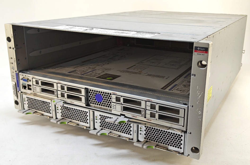 Sun Oracle SPARC T4-4 Server Chassis, Main Module, four PSU, 4 Fan, Rear IO, 10G