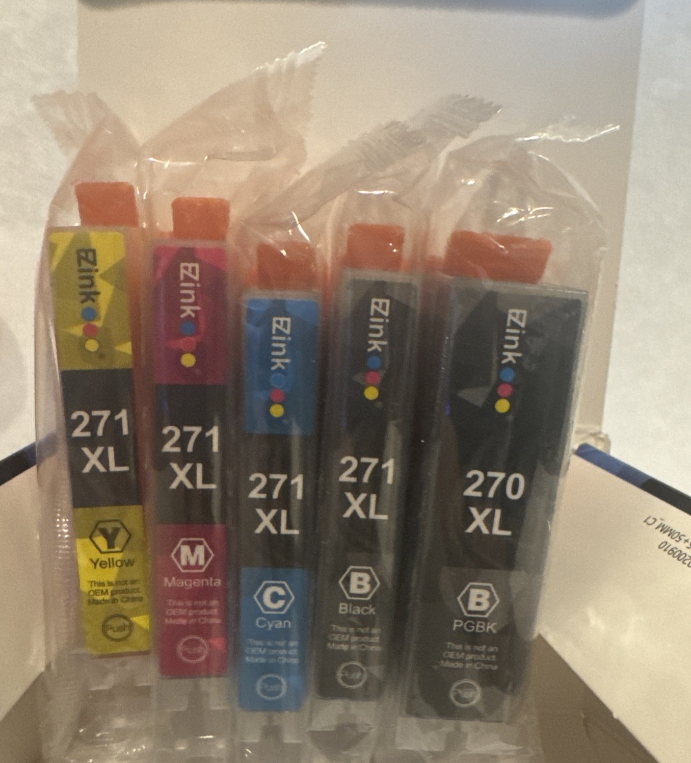 5  Pack EZInk Compatible Ink Cartridges Canon  271XL New Sealed 