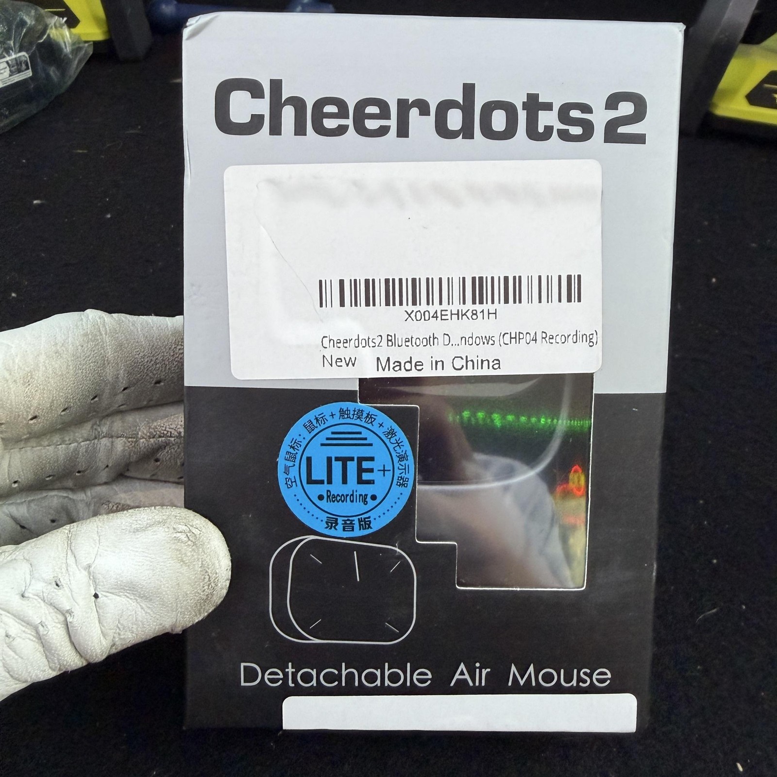 Cheerdots2 Detachable Air Mouse Wireless Bluetooth 5.0 Recording Silver CHP04