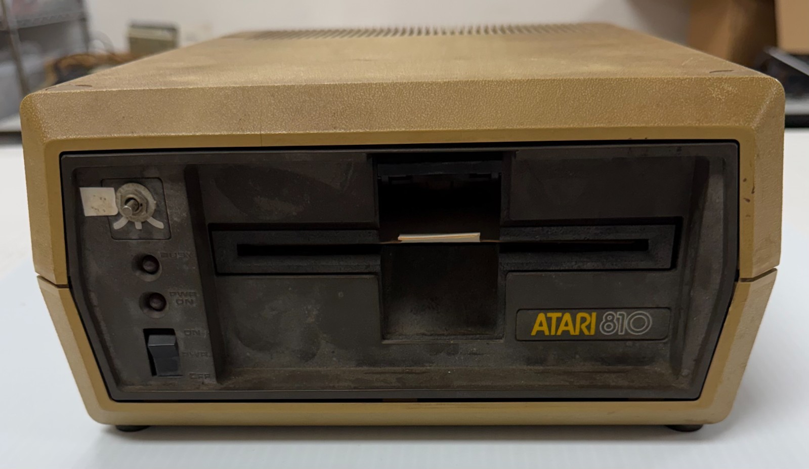Vintage ATARI 810 Floppy Disk Drive With Power Supply - UNTESTED