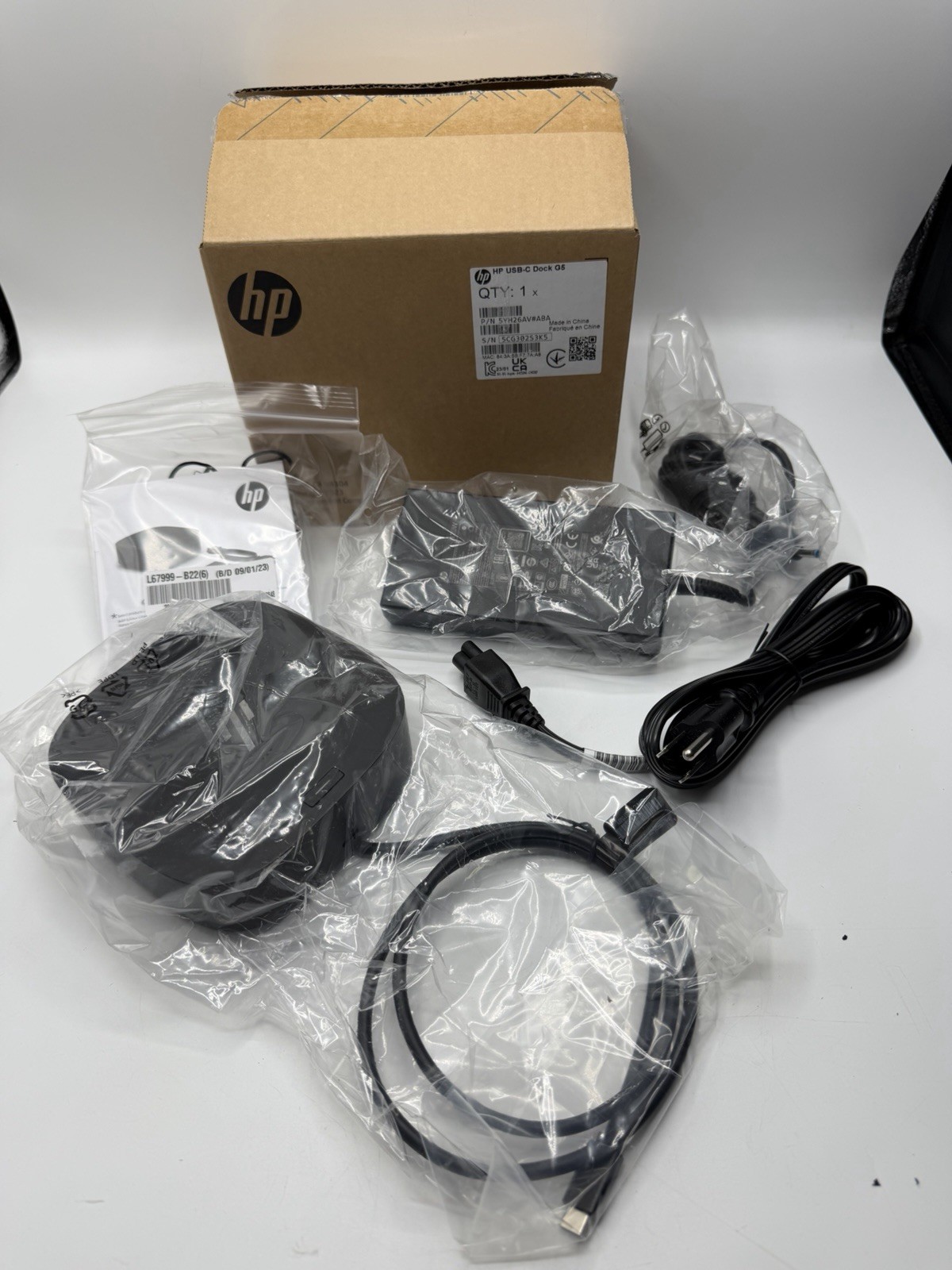HP USB-C Dock G5 5TW10AA - Brand New, Sealed