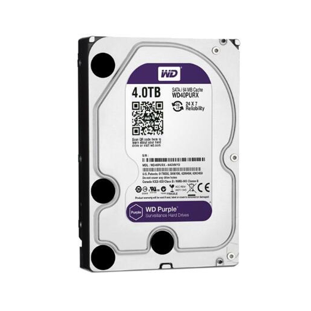 WD40PURX 5400RPM 3.5 FOR Western Digital Purple 4TB inch Internal Hard Disk
