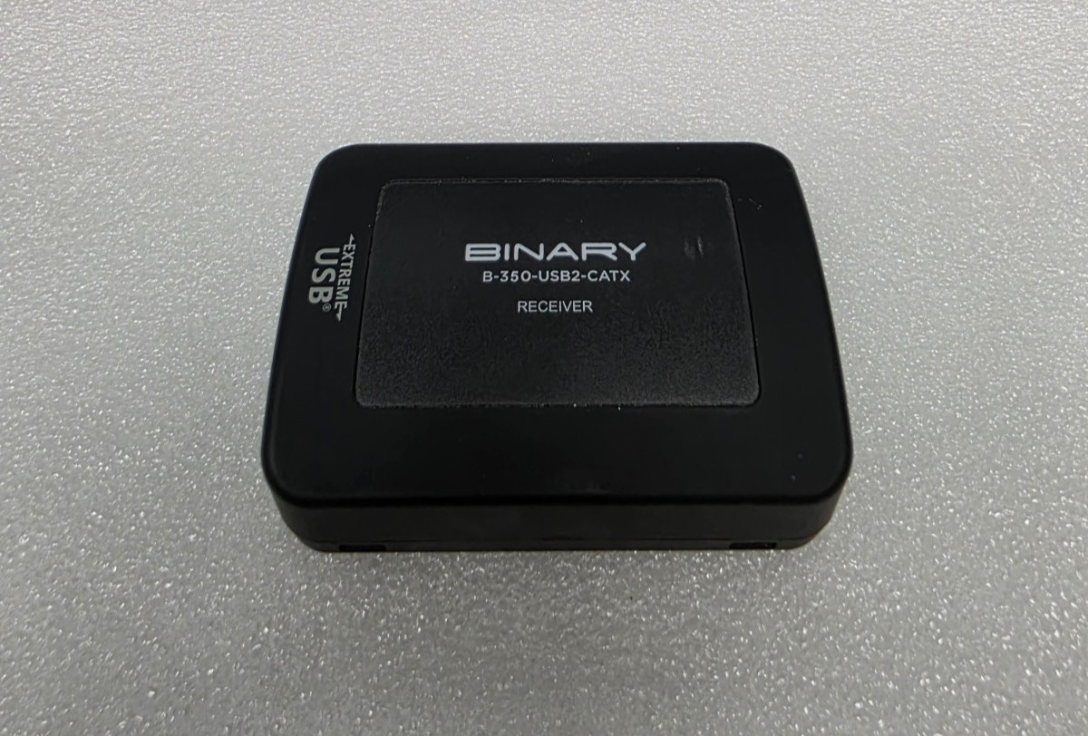 Binary 350 Series USB 2.0 Cat 5e/6 Extender B-350-USB2-CATX **RECEIVER ONLY**