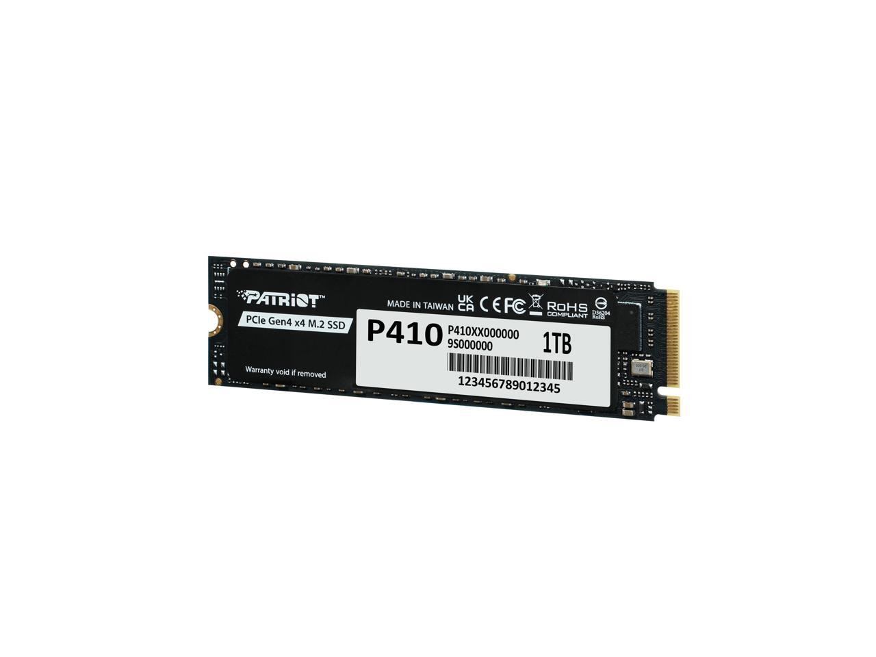 P410 SSD M.2 2280 1TB Gen 4 PCI-Express 4.0 x4 P410P1TBM28H 5,000MB/s Patriot