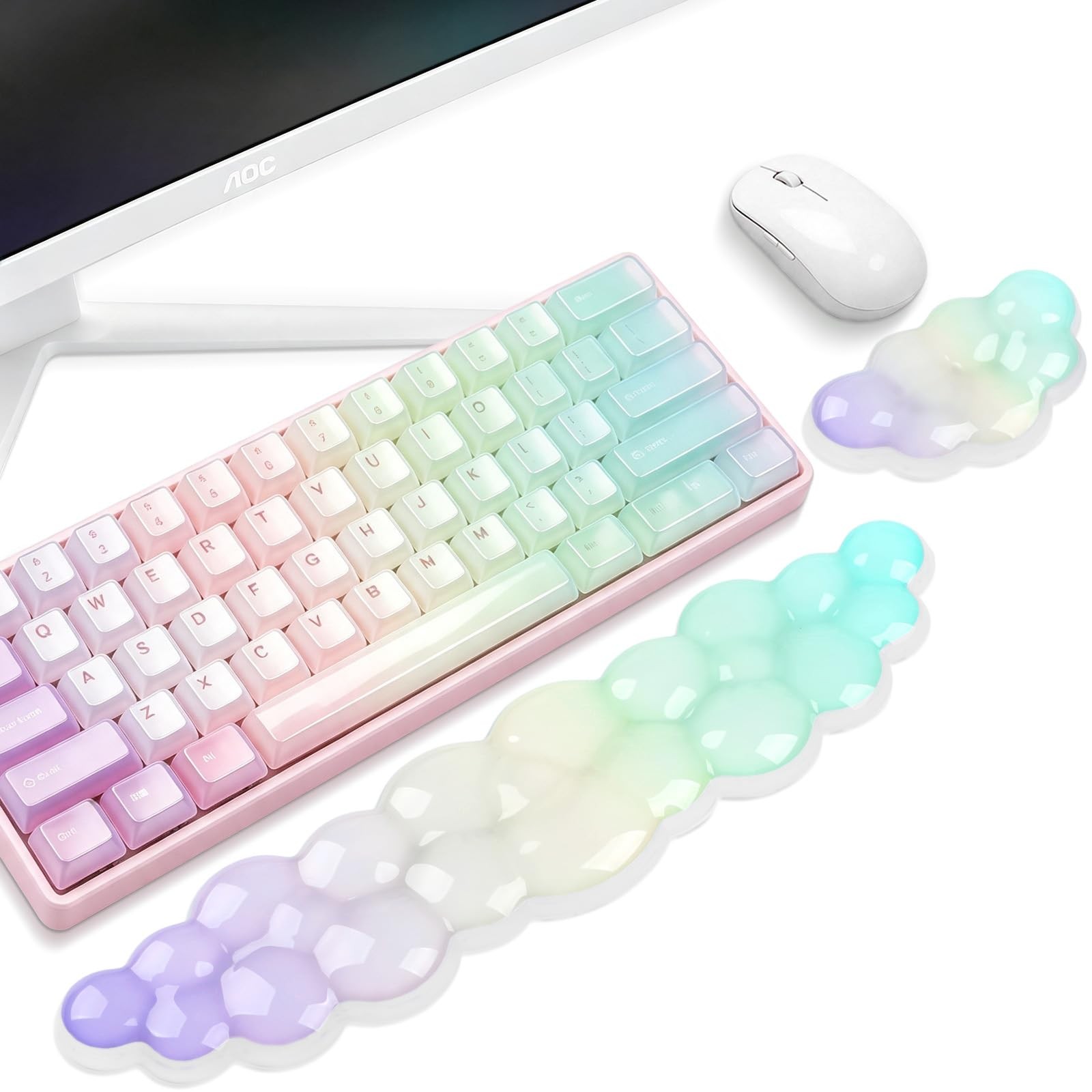 Yuhijoy Ergonomic Keyboard Wrist Rest Color Gradient 1