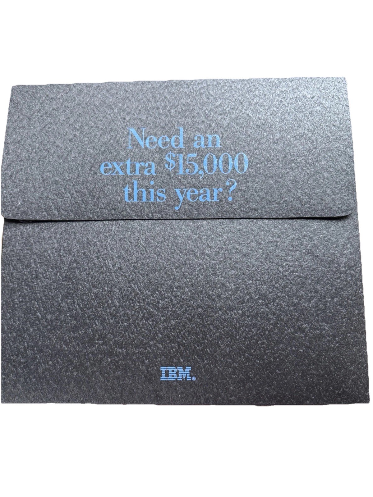 IBM Promotional File Folder Just Ask Printers 8.5 x 11 New Vintage
