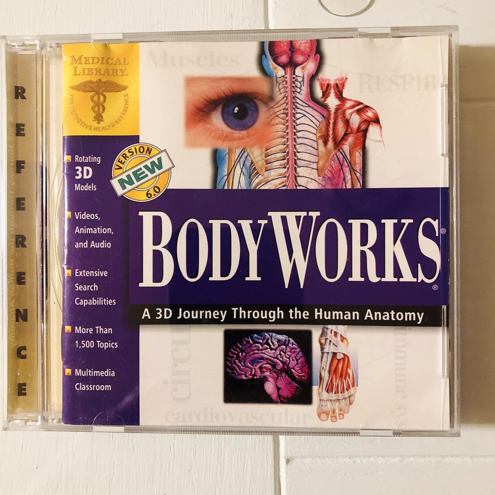 Body Works, A 3D JOurney Through the Human Anatomy, Version 6.0, CD Reference