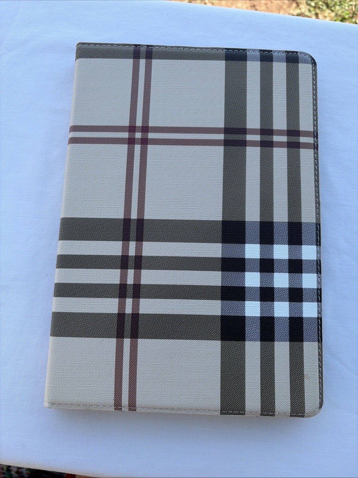 Apple iPad 2/3/4 (10” inch 2012) Tan Squared Rotating Stand Cover Case Pouch