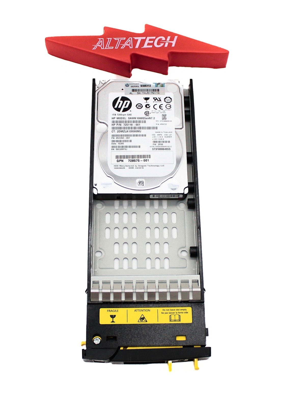 HP 727397-001 1TB 6G 7.2K SFF SAS HDD (M6710) Hard Disk Drive
