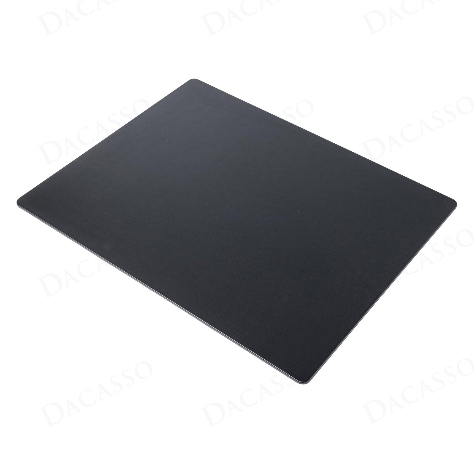 Dacasso 24" x 19" Black Leatherette Luxury Desk Pad Blotter w/Out  Office Decor