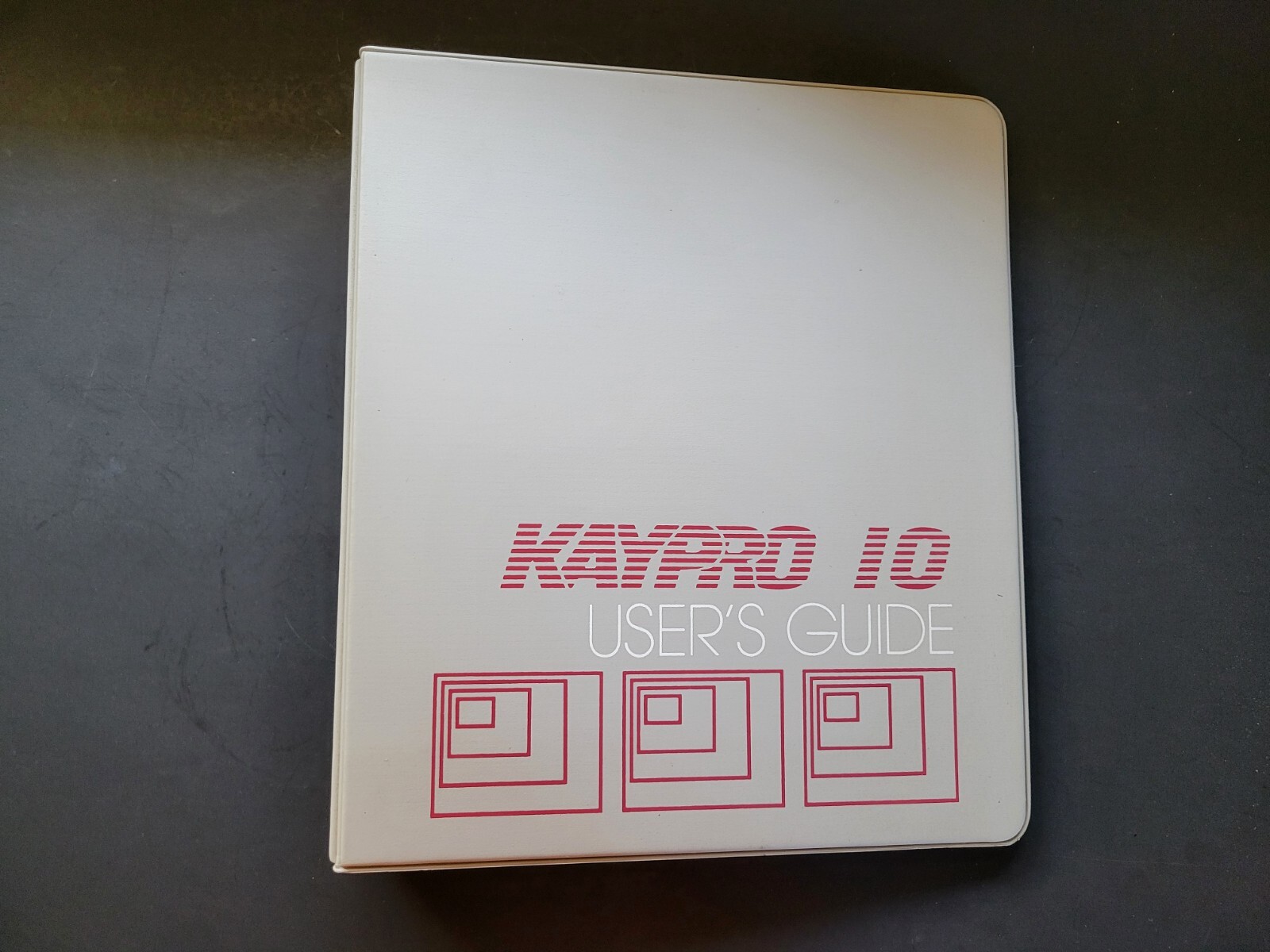 Vintage Kaypro 10 User's Guide Binder - EMPTY - BINDER ONLY
