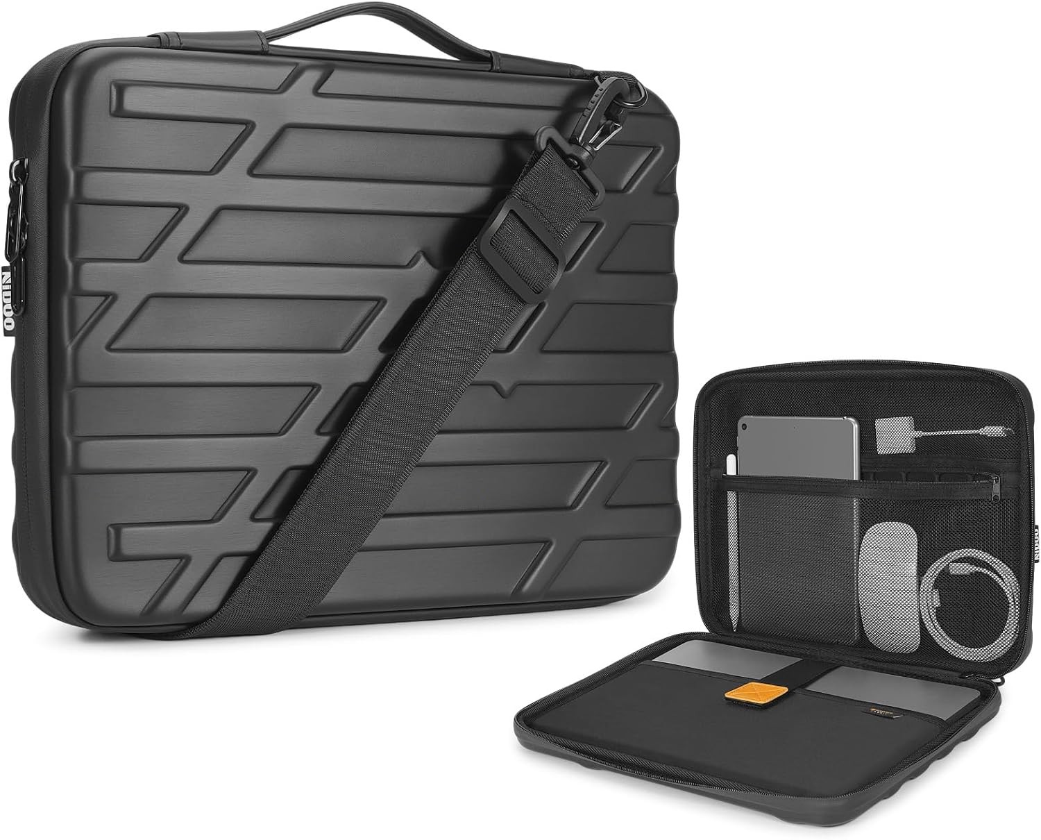 16 inch Laptop Sleeve Carrying Case Computer Bag Shockproof Hardshell Handle