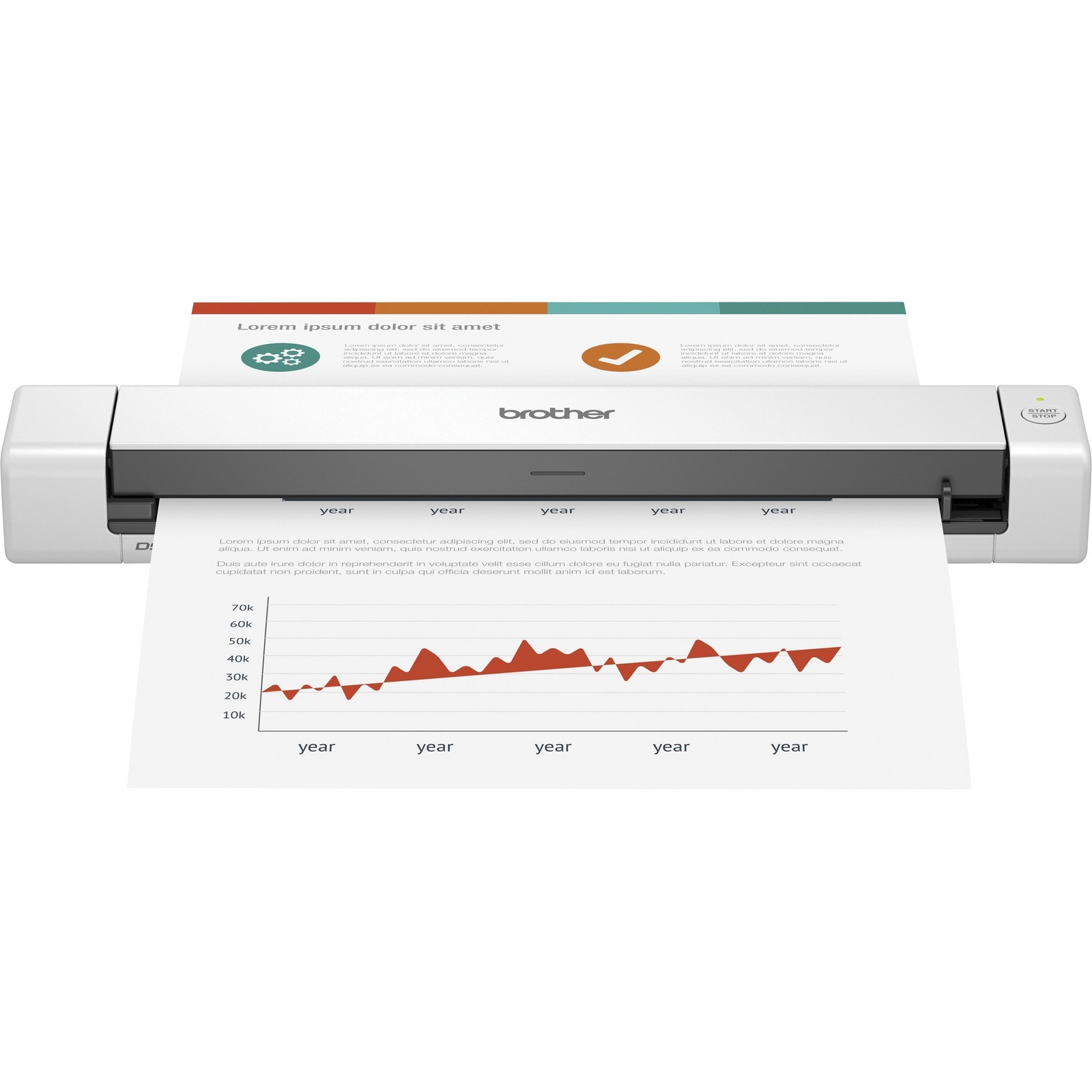 Brother DSMobile DS-640 Sheetfed Scanner - 600 dpi Optical (ds640)