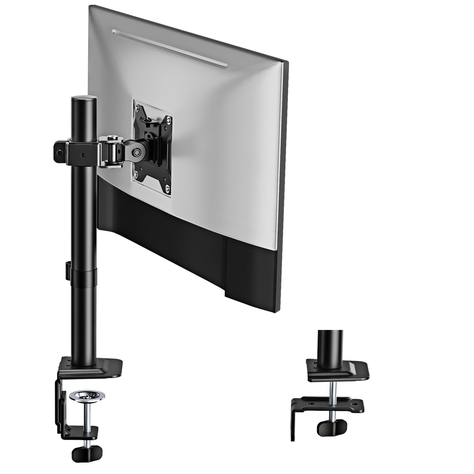 monTEK Single Monitor Stand, Stable Monitor Arm for 1732 inch& 22lbs Capacity...