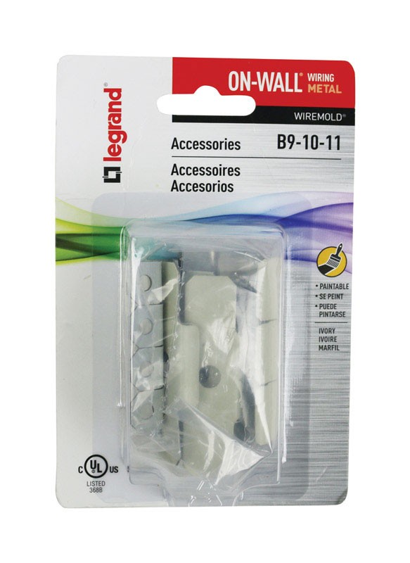 5-Pack Legrand On-Wall Cord Cover Accessory Kit
