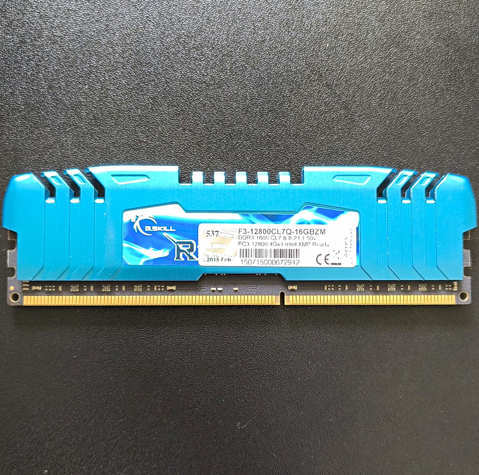 G.SKILL Ripjaws Z 4GB (1x4GB) DDR3-1600 PC3-12800 240-Pin DIMM XMP