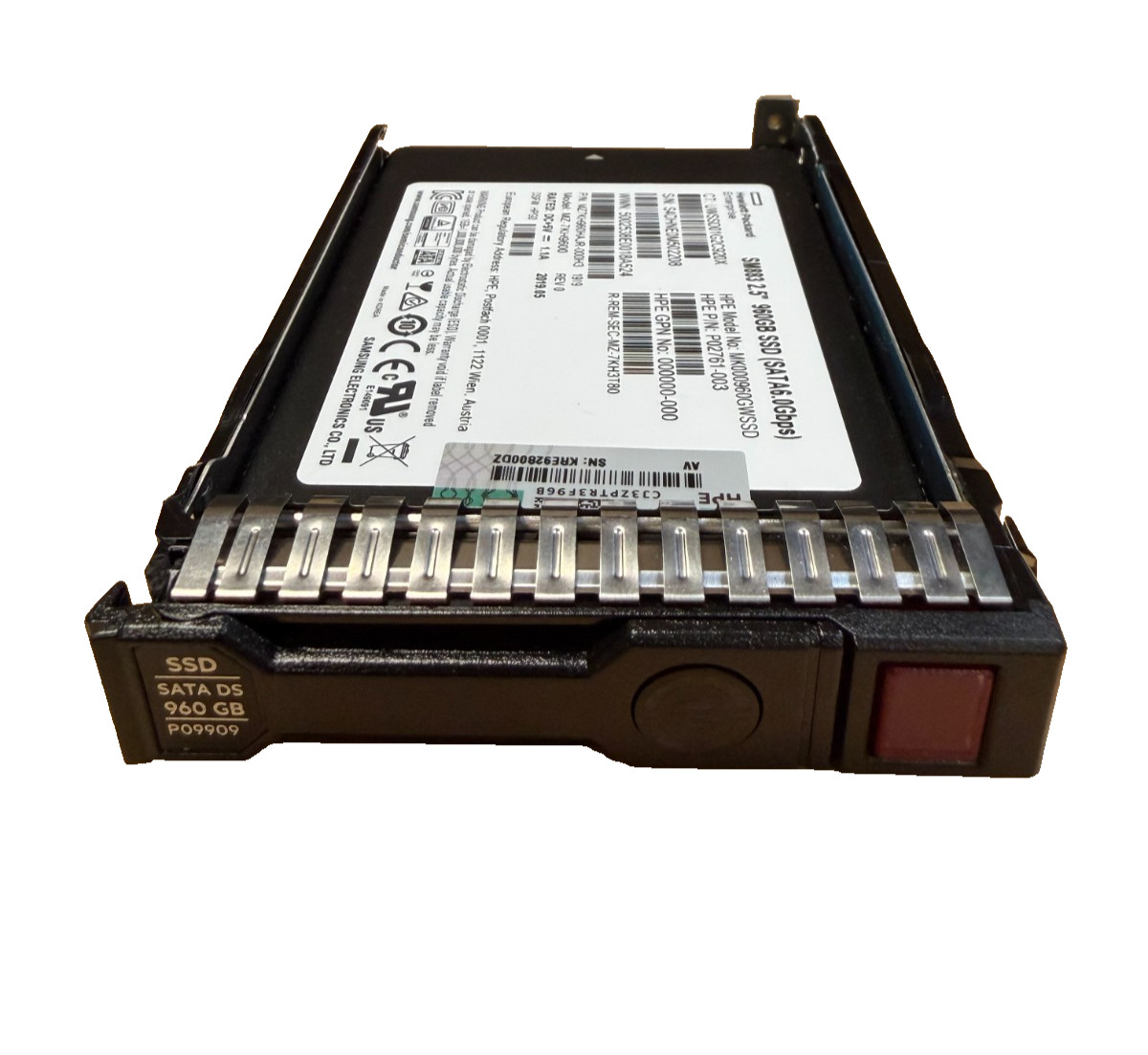HP P09909-001 960GB SATA 6G SFF MU SSD SC DS P02761-003