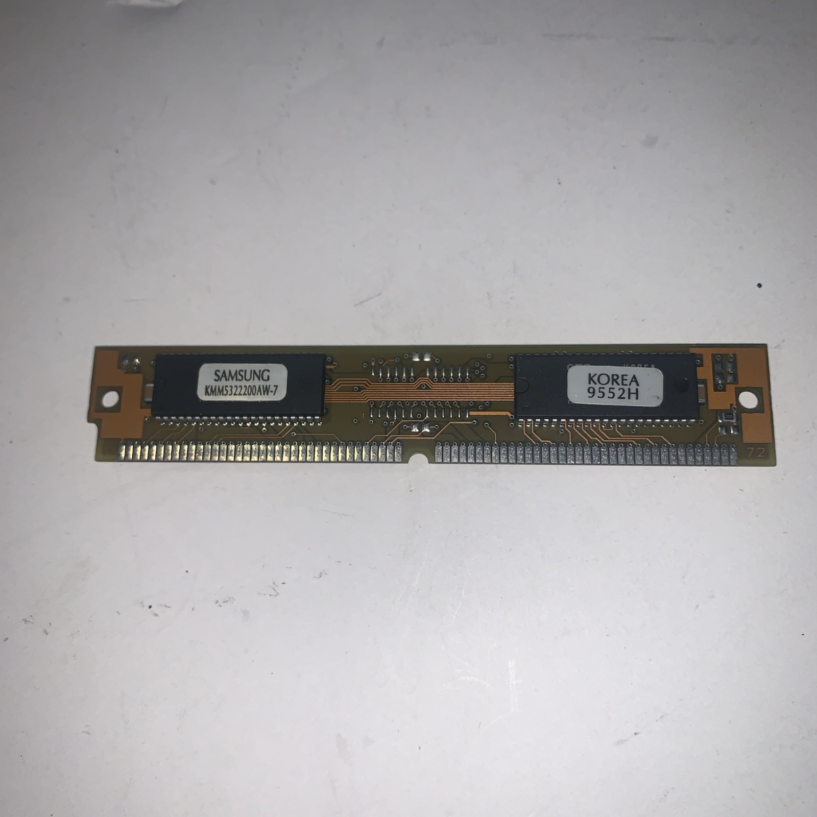 Samsung KMM5322200AW 8MB 72 Pin 70ns EDO memory