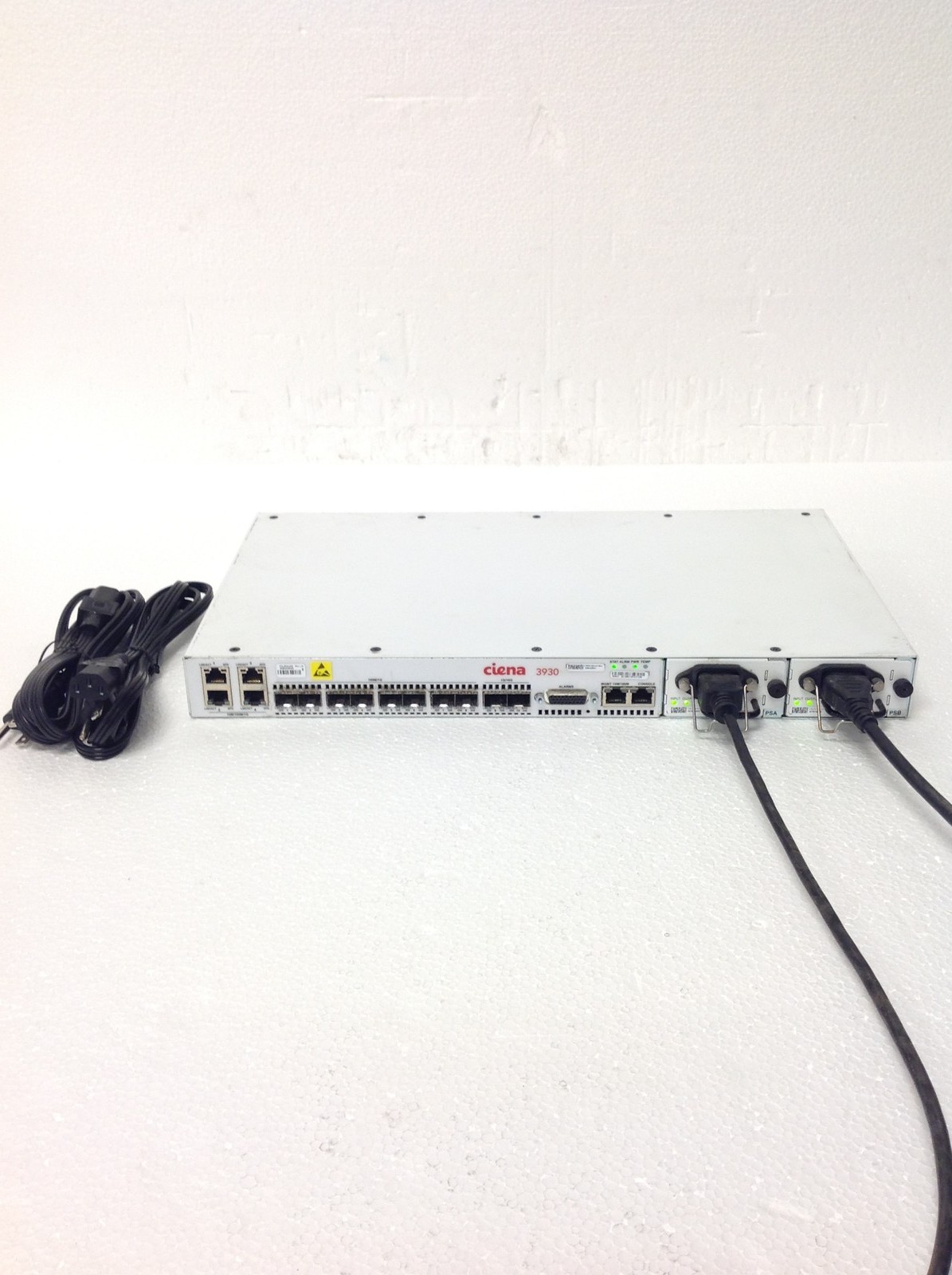 Ciena 3930 Service Delivery Switch 170-3930-900 Dual PSU, WORKING 