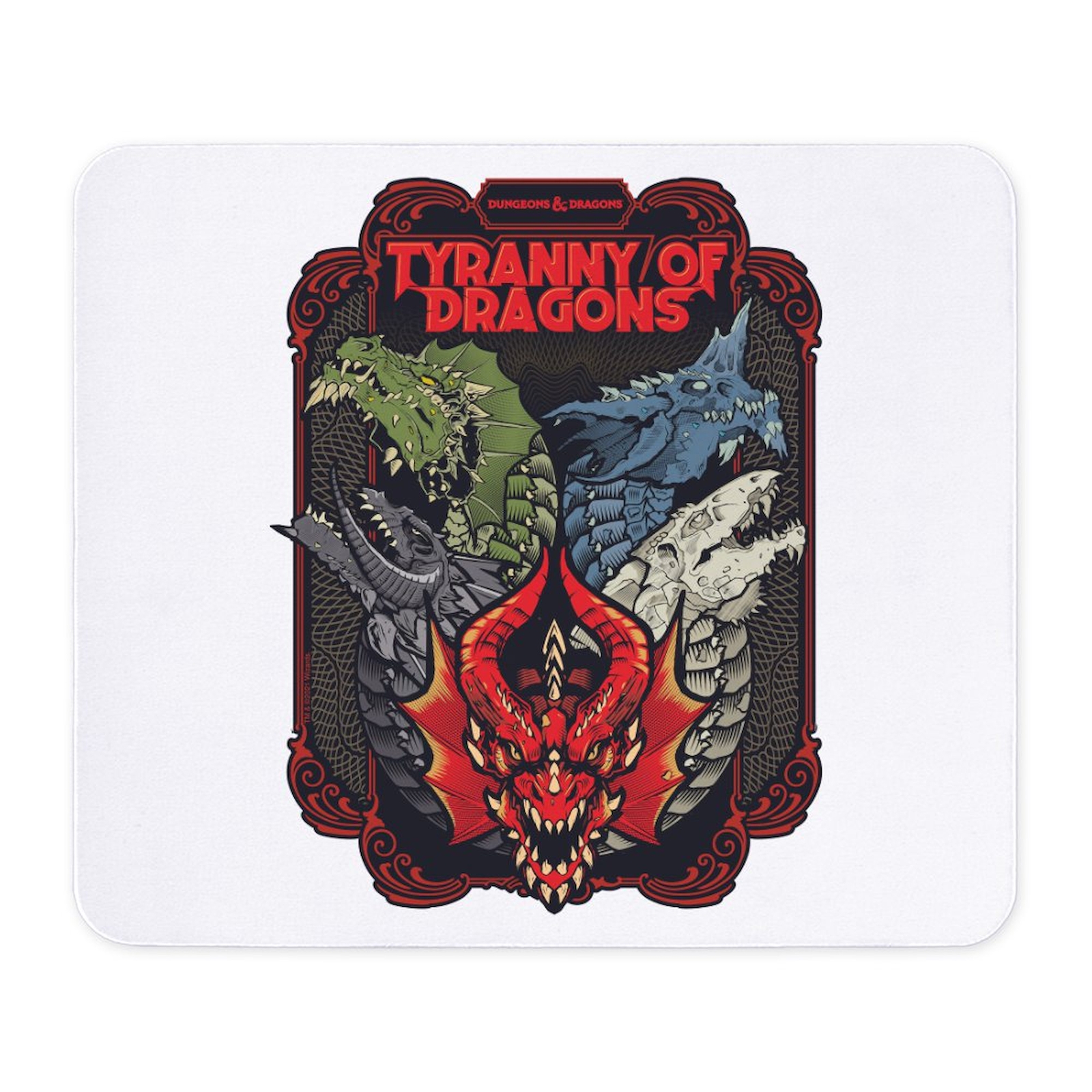 CafePress Dungeons And Dragons Tyranny Mousepad  (757202190)