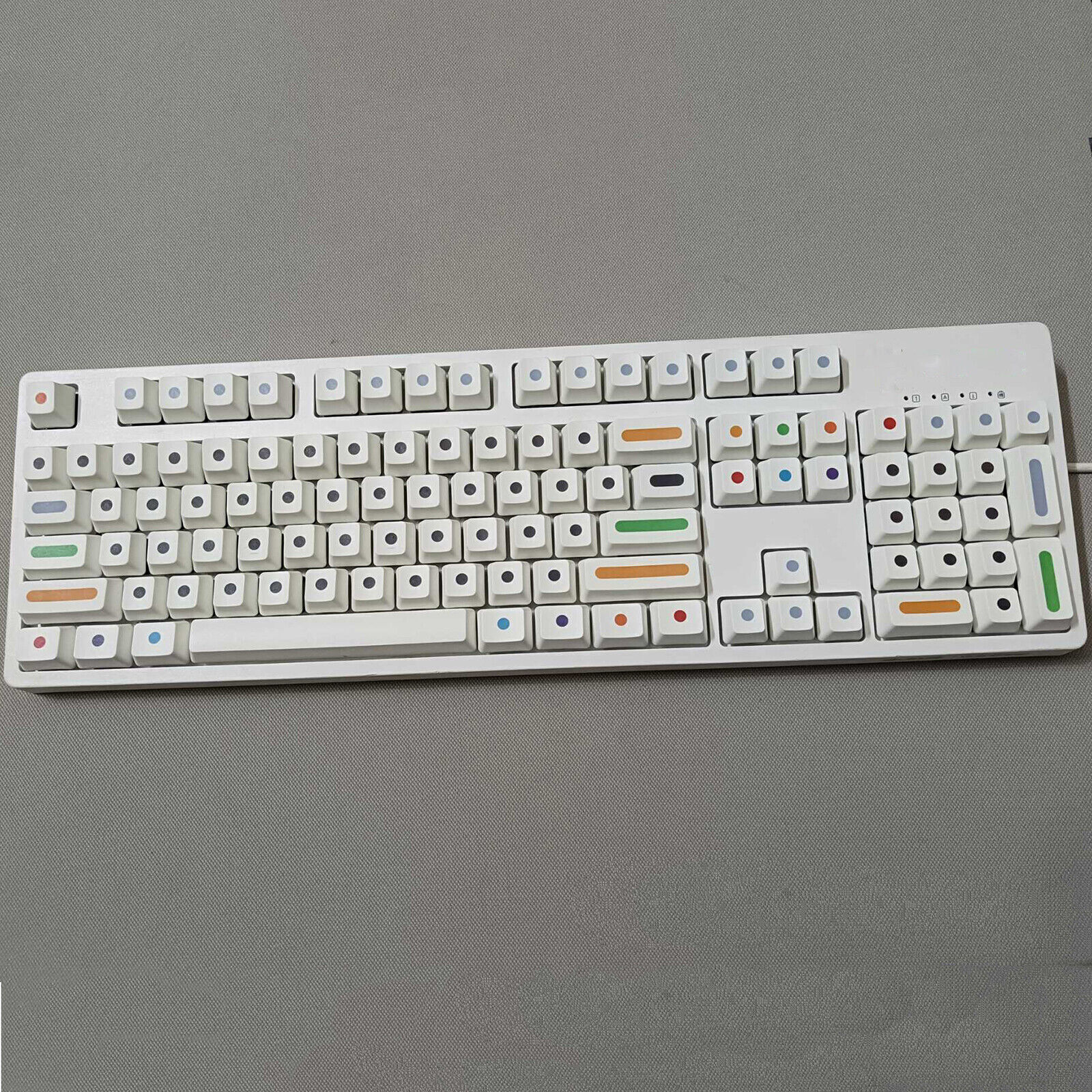 108 Keys OEM PBT Buttons Dot Keycaps Replacement For Cherry Mechanical Keyboard