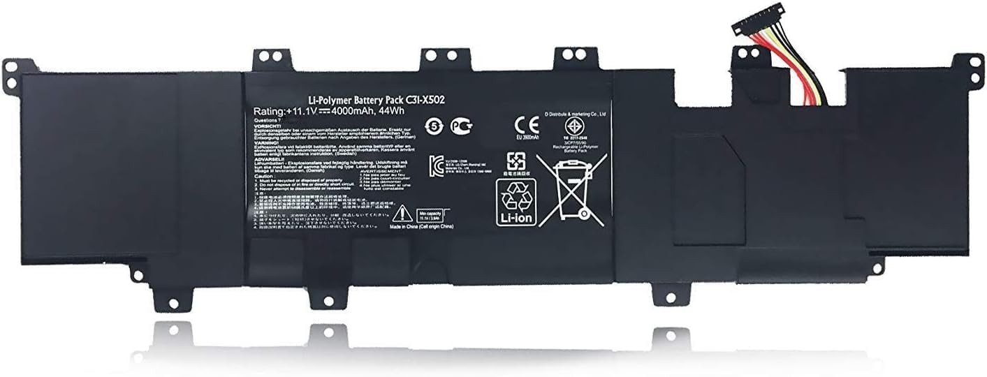 C21 X502 C31 X502 0B200 00320300M Laptop Battery Replacement for Asus X502
