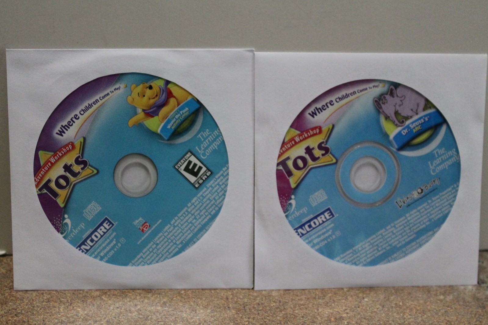 Adventure Workshop Tots Dr. Seuss's ABC & Winnie the Pooh Activity Center CD-ROM