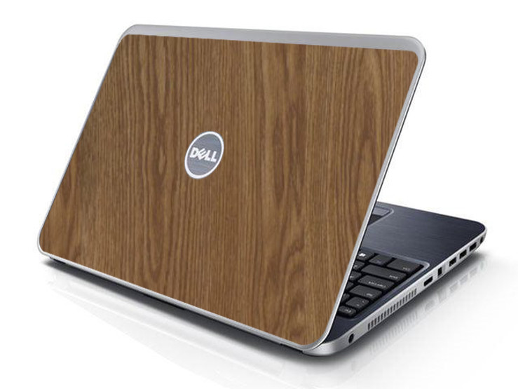 WOOD Vinyl Lid Skin Cover Decal fits Dell Inspiron 15R N5010 Laptop