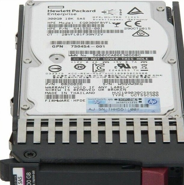 730709-001 641552-001 New E2D55A 300GB HP MSA 2.5" 10K 6G DP SAS HDD Hard Drive