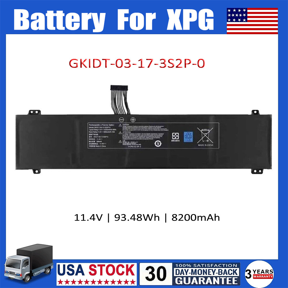 New GKIDT-00-13-3S2P-0 GKIDT-03-17-3S2P-0 Battery For MECHREVO XPG XENIA 15