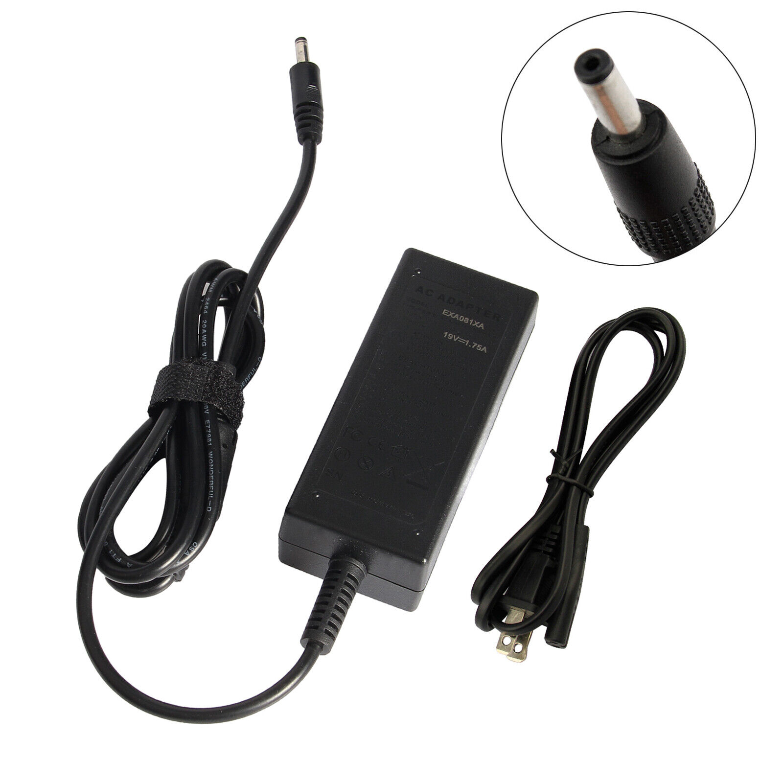 For Asus ADP-33AW Ac Laptop Charger Adapter Charger Power Supply 19V 1.75A USA