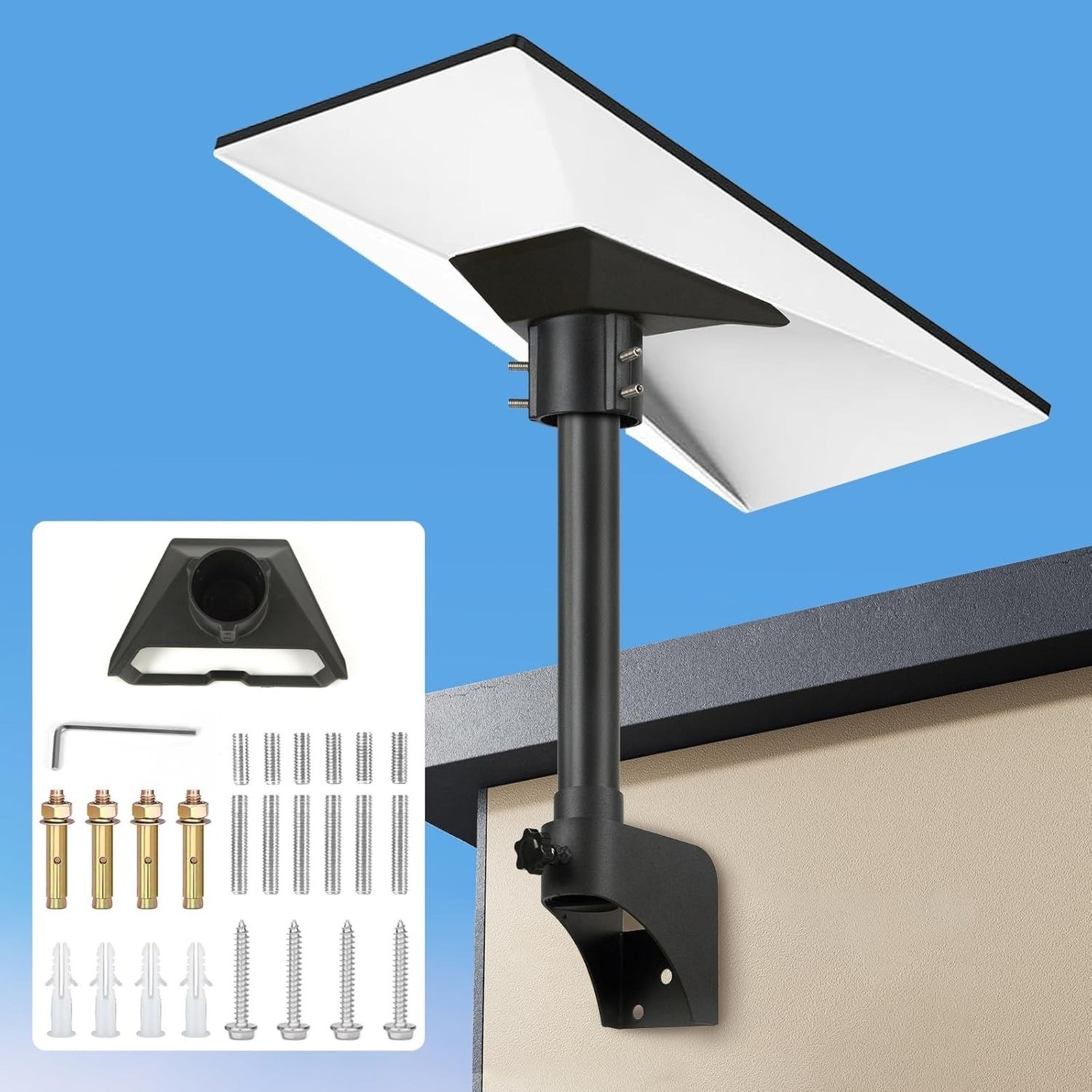 360 Adjustable Aluminum Roof Mount Bracket for Starlink Standard Gen 3 V3 V4 V4X