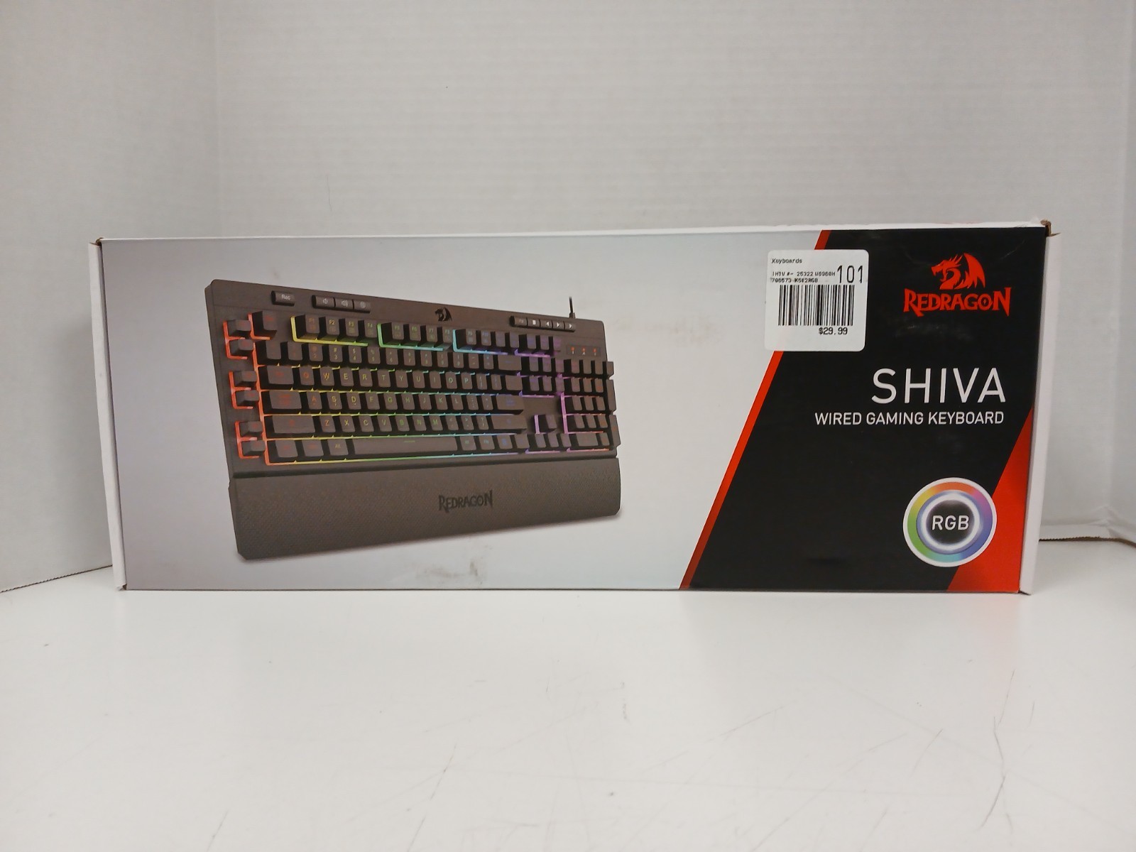 Redragon K512 Shiva Wired Gaming Keyboard, Black   (#2)