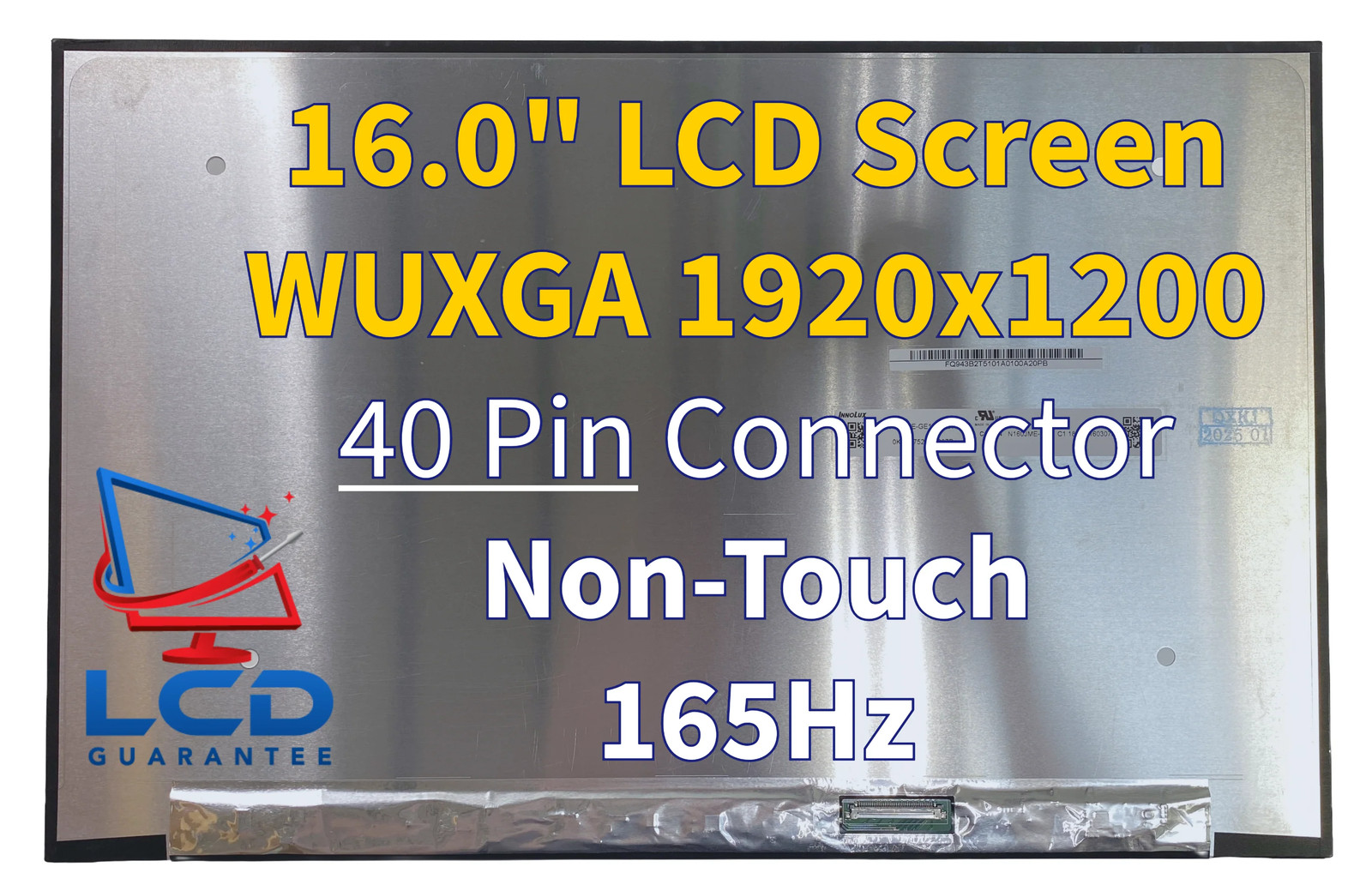 Acer PN: KL.1600E.011 16" Non-Touch Replacement LCD Laptop Screen