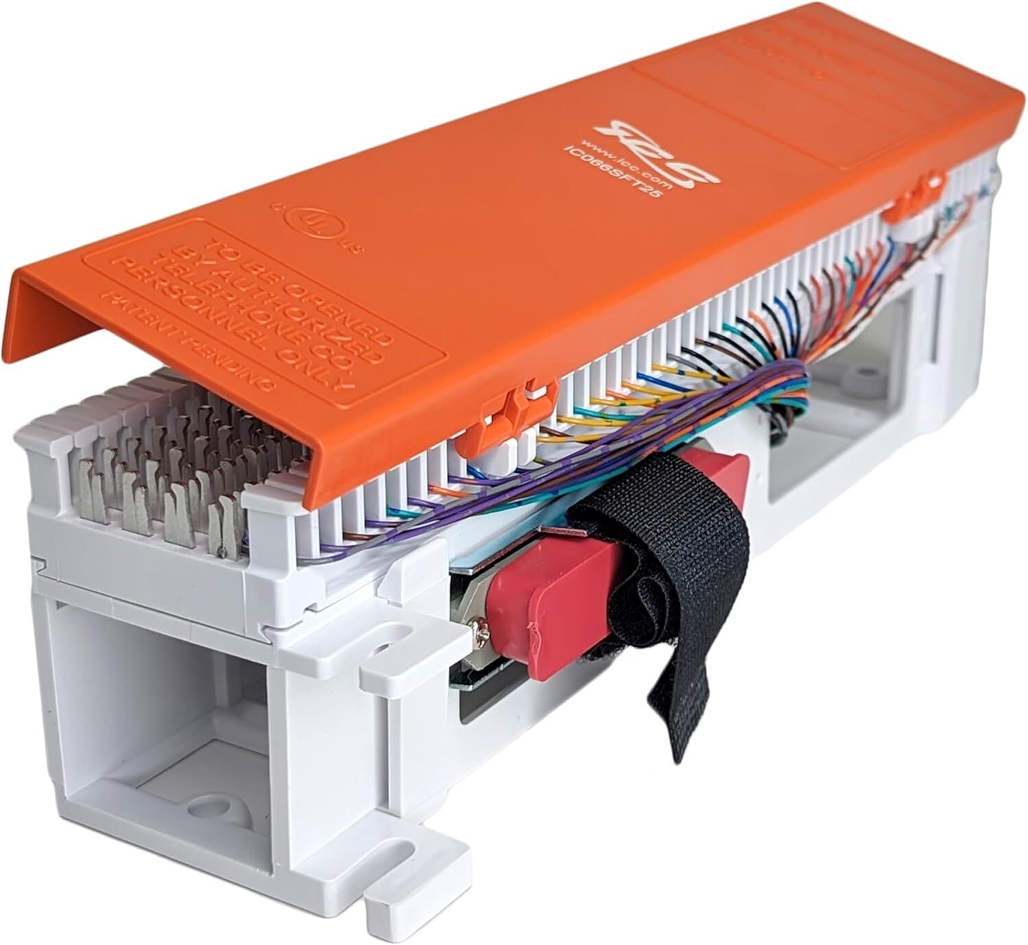 25 Pair Female Telco Connector Wiring Block With 89D Bracket And Cover