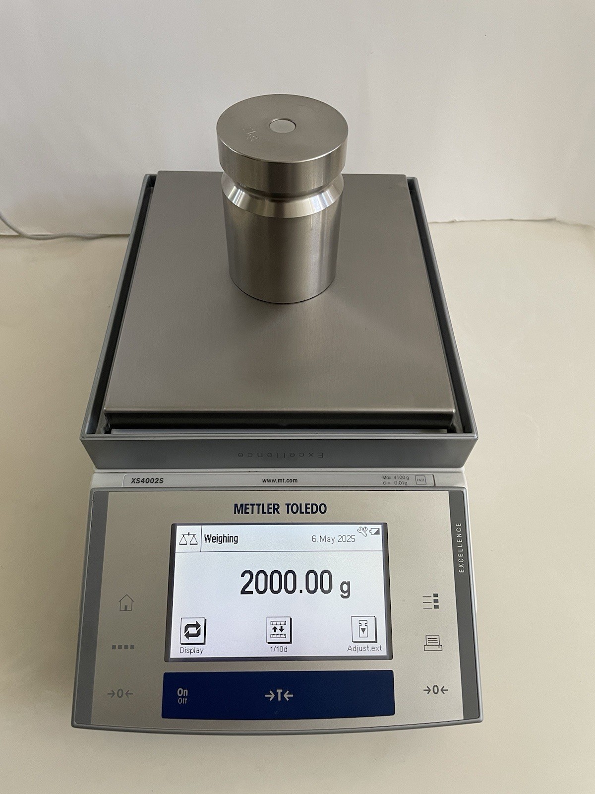 2025 SaleMettler Toledo XS6002S Balance 6.1 kg, 0.01g. FACT New Cosm Tested