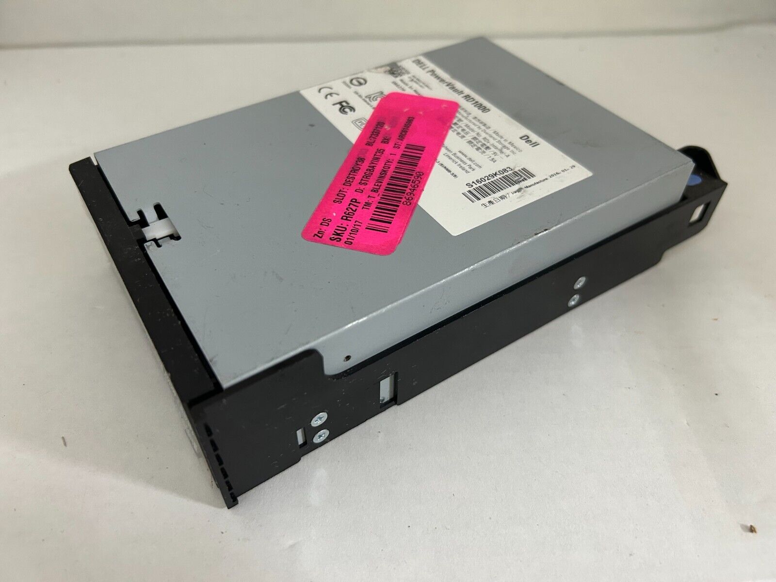 GENUINE DELL POWERVAULT RD1000 INTERNAL SATA-150 3.5IN TAPE DRIVE R627P