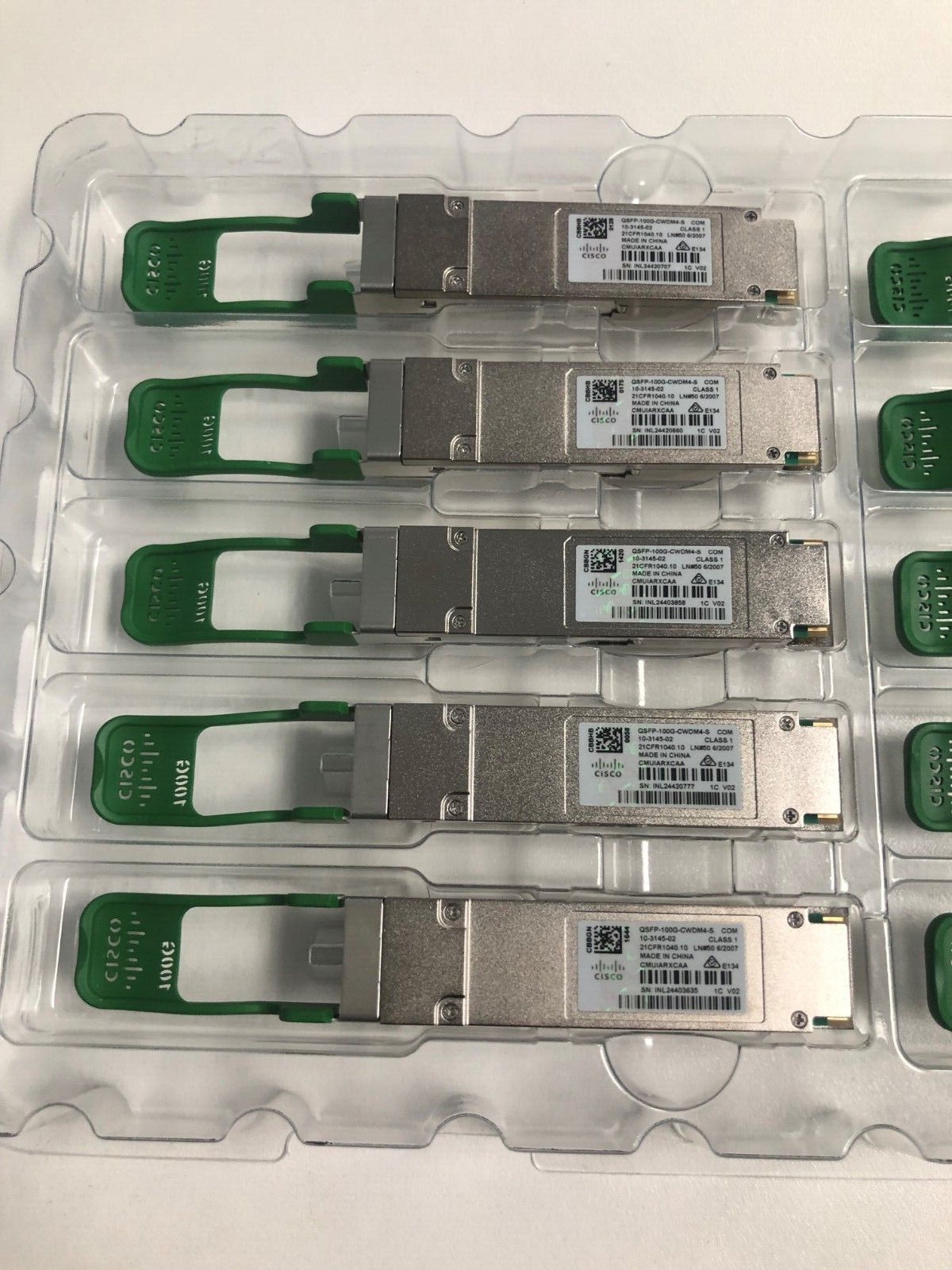 QSFP-100G-CWDM4-S  100GBASE CWDM4 QSFP 10 PACK OF OPTICS