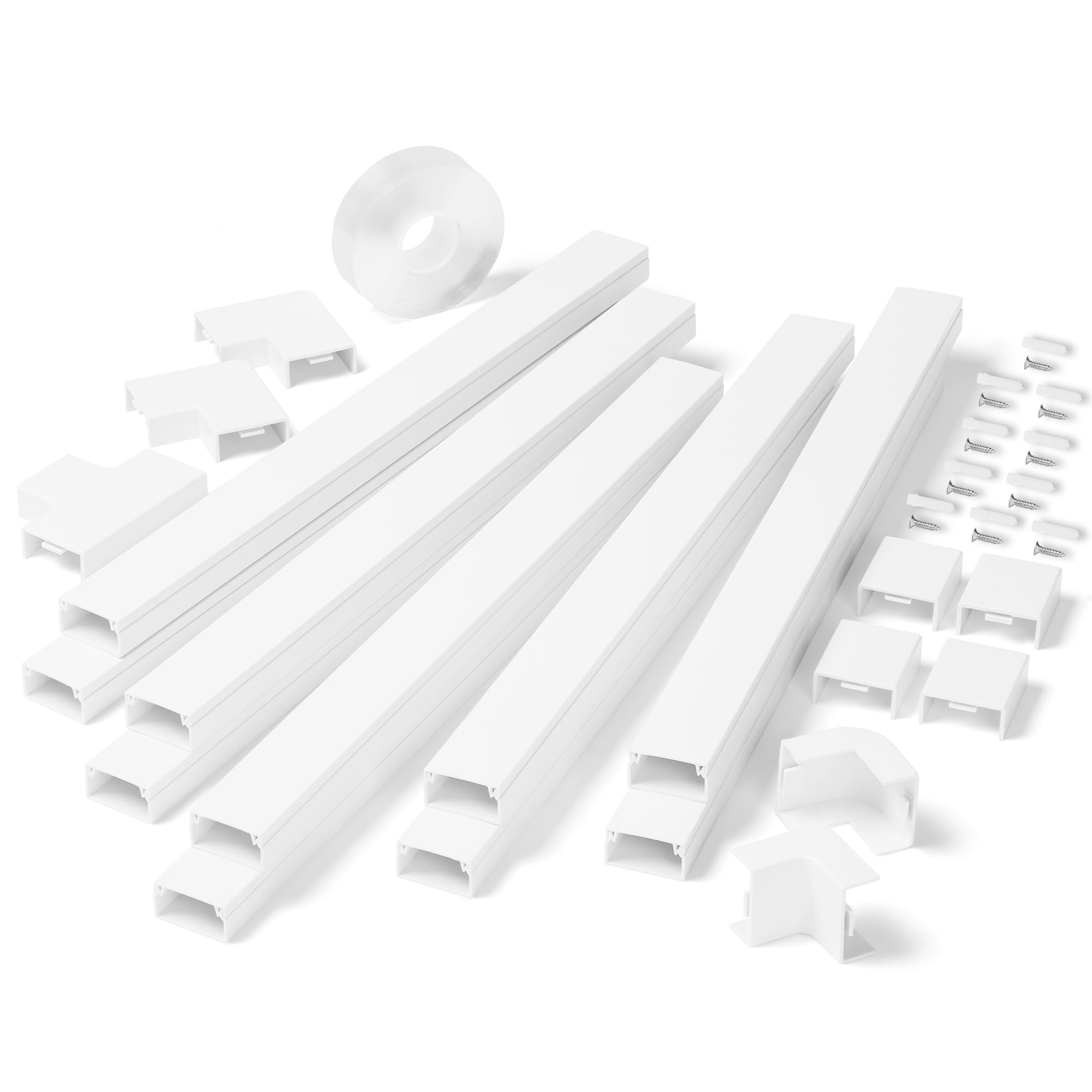 142in Wall Cable Hider Kit Cord Hider Wall Cord Cover For 34 Cords Wire Hiders F