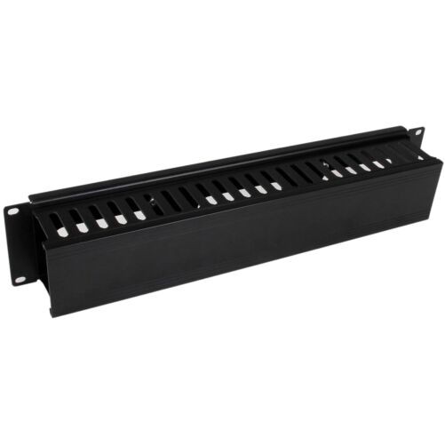 Startech CMDUCT2U SERVER RACK CABLE MANAGEMENT 2U HORIZONTAL SLOTTED FINGER DUCT