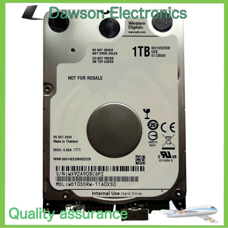 Western Digital 1TB WD10SDRW-11A0XS0 USB 3.0 Portable External HDD Hard Drive