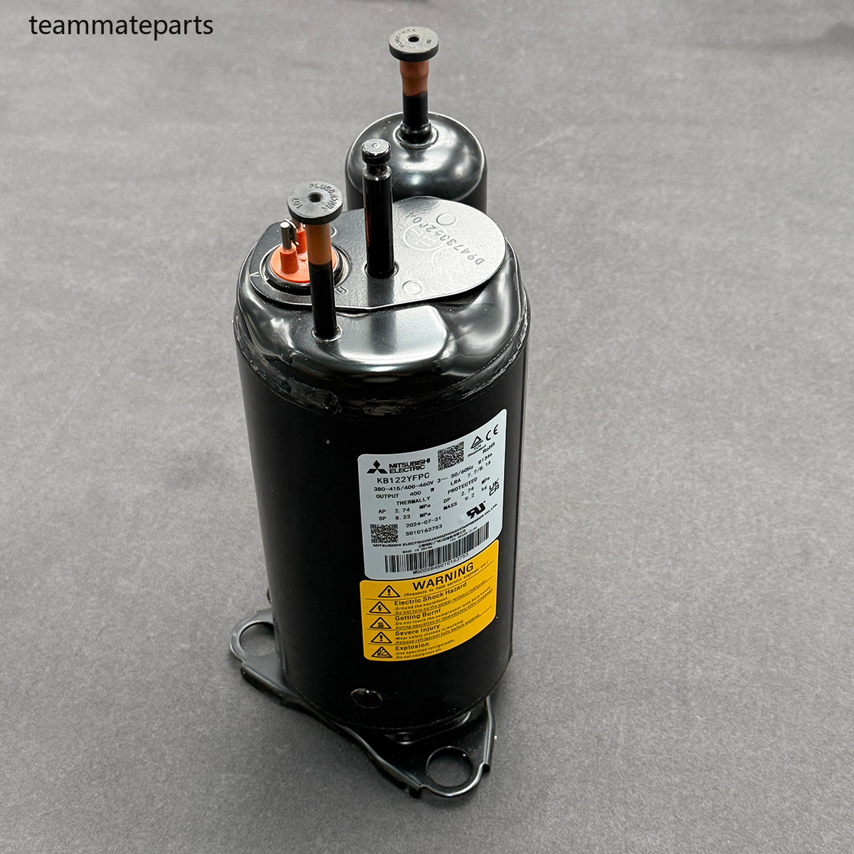  Brand New KB122YFPC for Mitsubishi Refrigeration compressor 380-415/400-460V