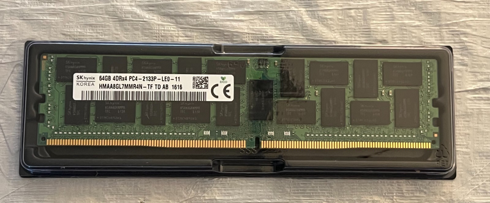 SK Hynix 64GB 4DRx4 PC4-2133P DDR4-19200 ECC LRDIMM HMAA8GL7MMR4N-TF Server RAM