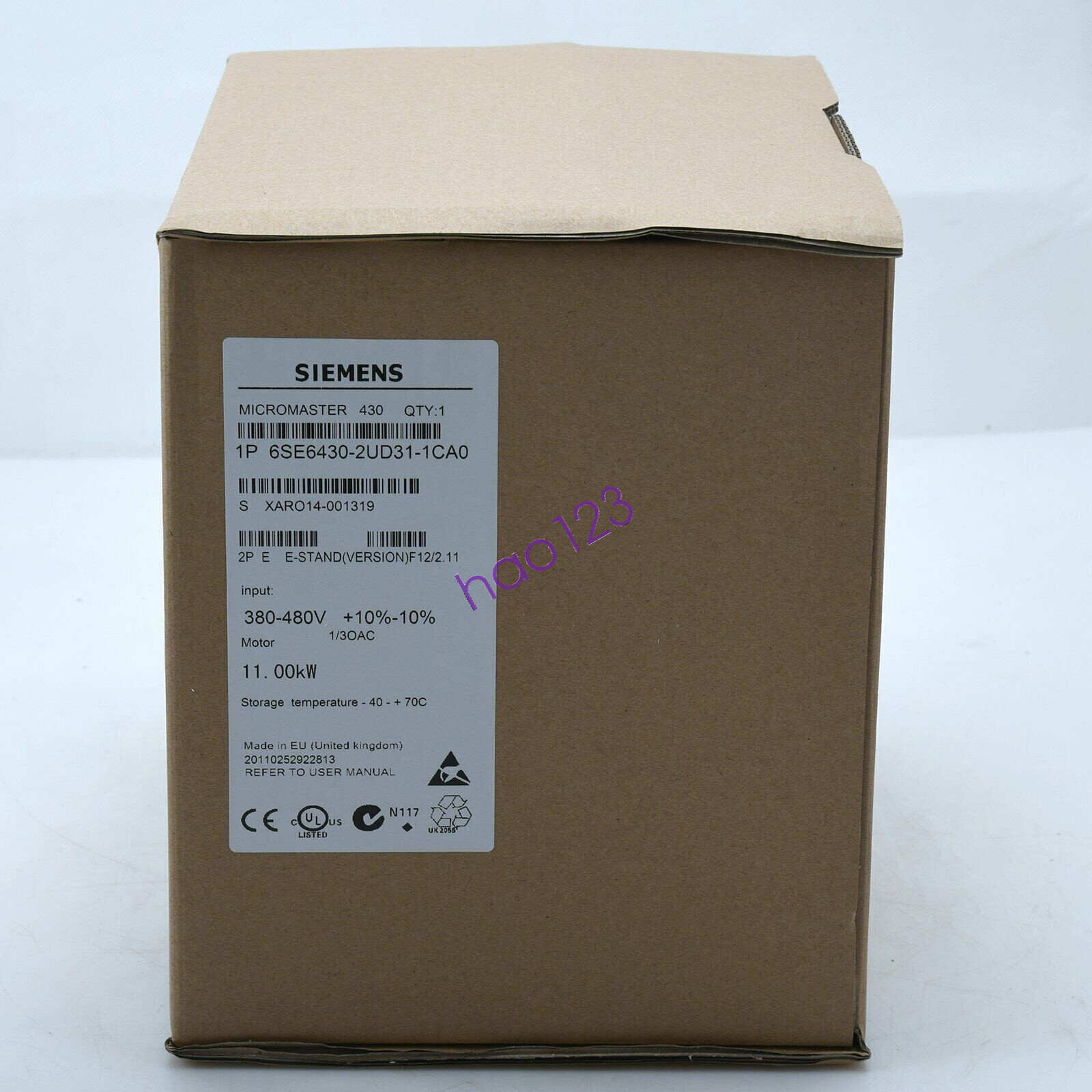 1PCS New Siemens 6SE6430-2UD31-1CA0 In Box VIA DHL/FedEx