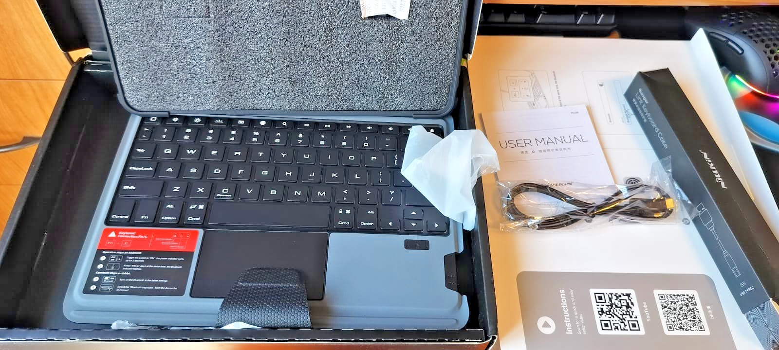 Nillkin Magnetic Keyboard Case for iPad Air 11-inch (M3/M2) & Air 5th/4th Gen