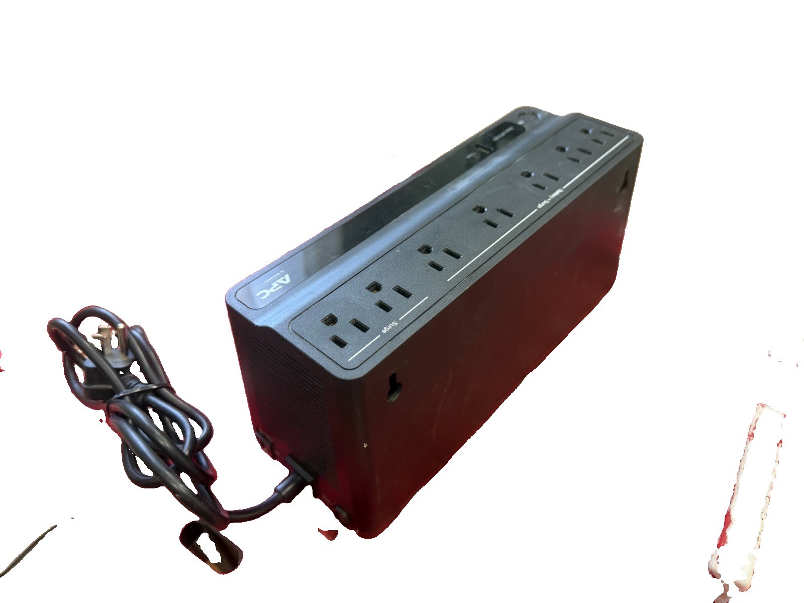 APC BE600M1 Back-UPS 600VA 330W Battery Backup Surge Protector - NO BATTERY