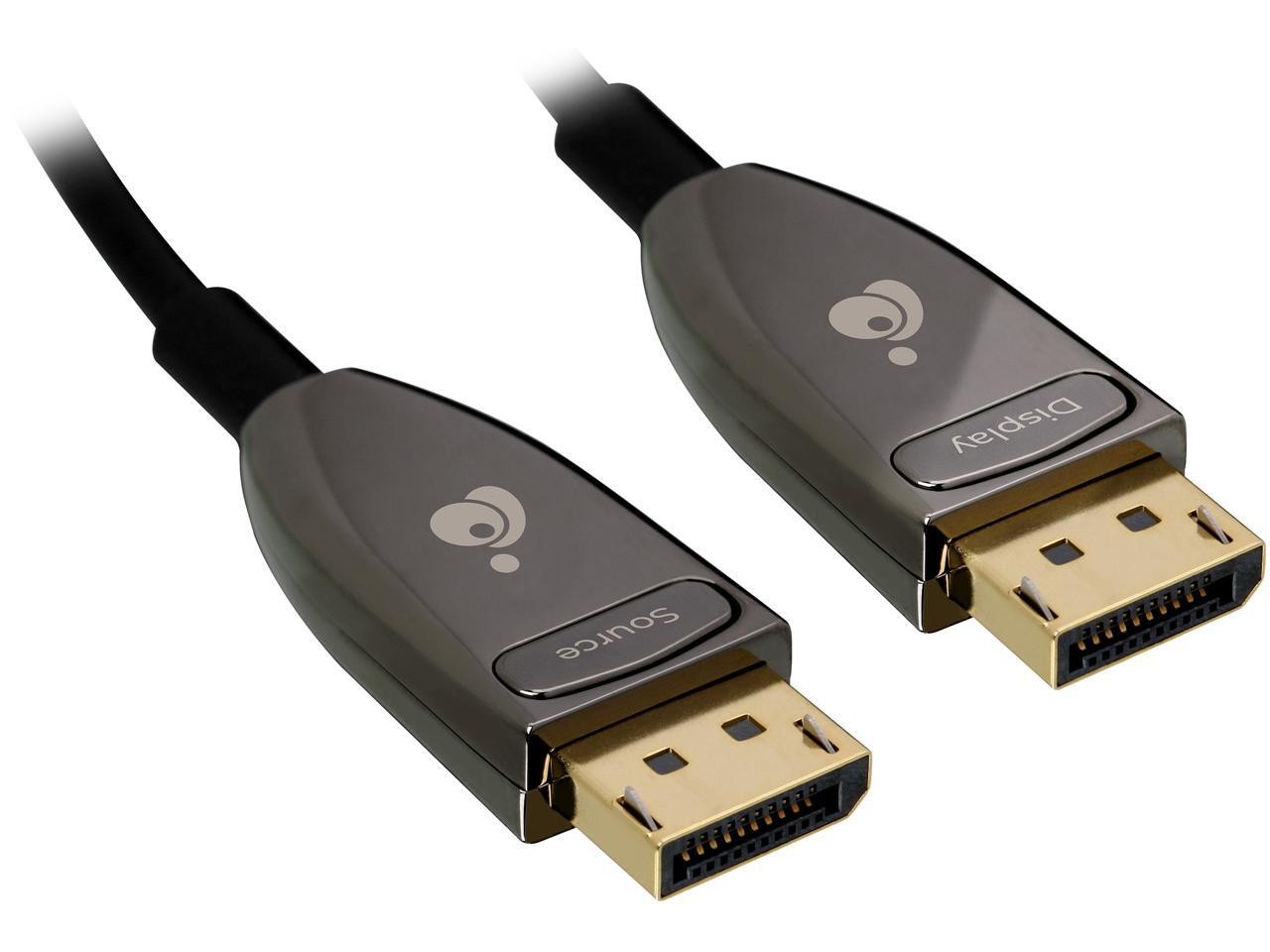 IOGEAR GDP14AOC20 8K DisplayPort Optical Cable 50 ft.